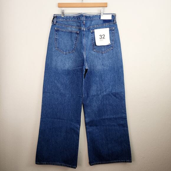 NEW Re/Done Iconic Heritage Silhouette Crystal Bay Fade Low Rider Loose Jean 32 - Picture 15 of 15